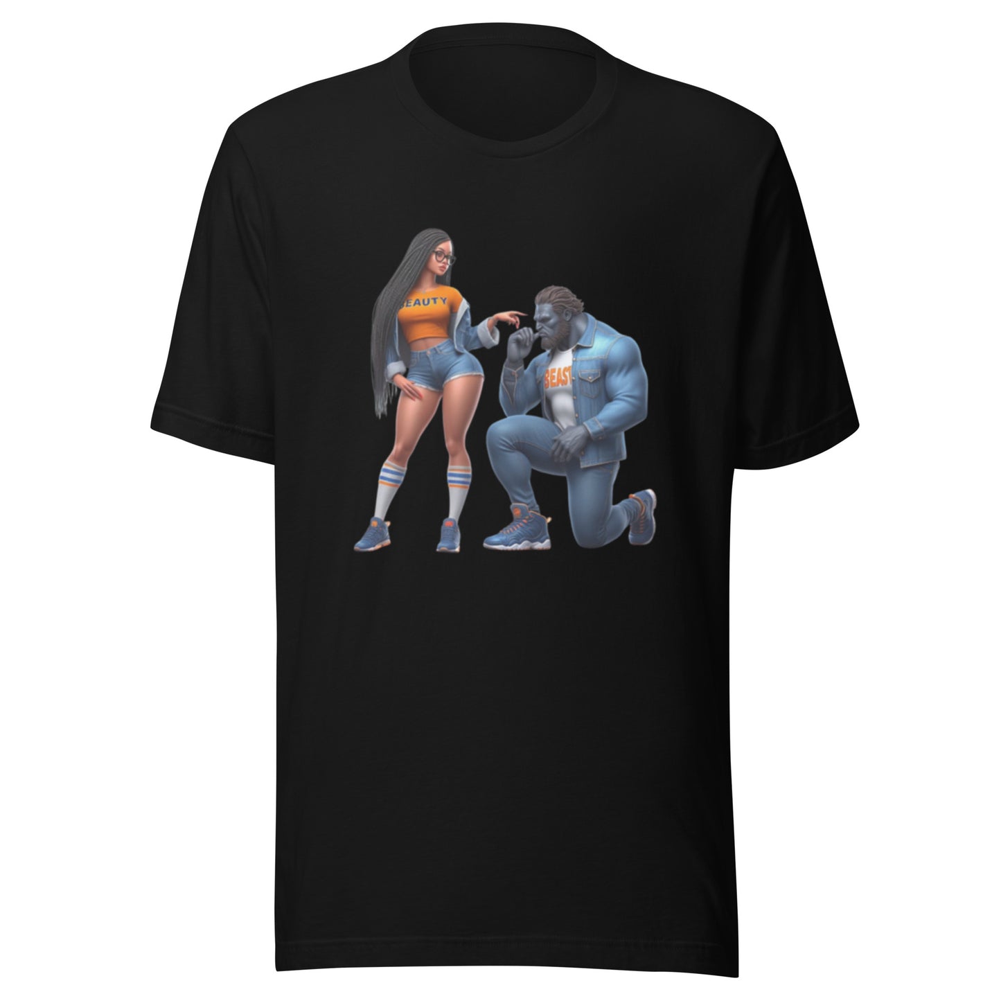 Beauty and the beast tshirt